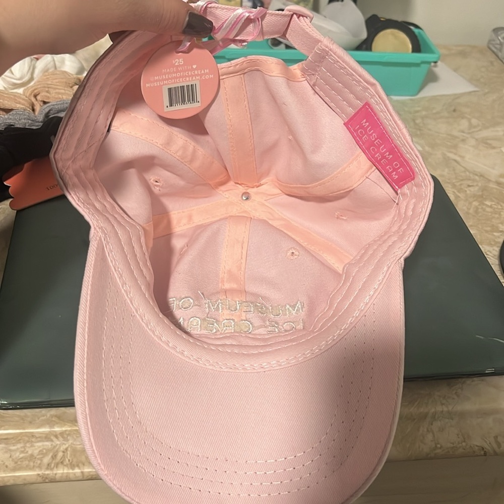 Pink Museum of Ice Cream Cap - Picture 3 of 3